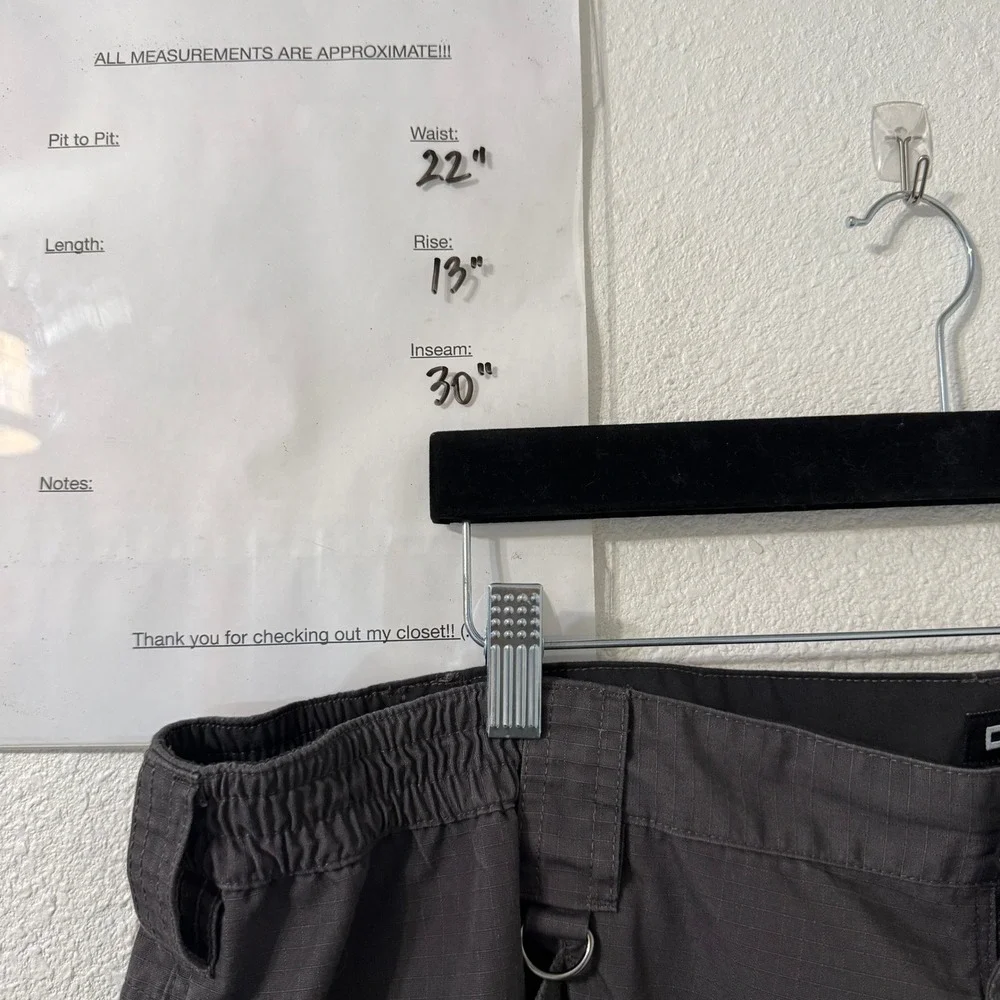 CQR Mens Tactical Cargo Pants 46x30 Gray Ripstop‎ Outdoor Utility Workwear